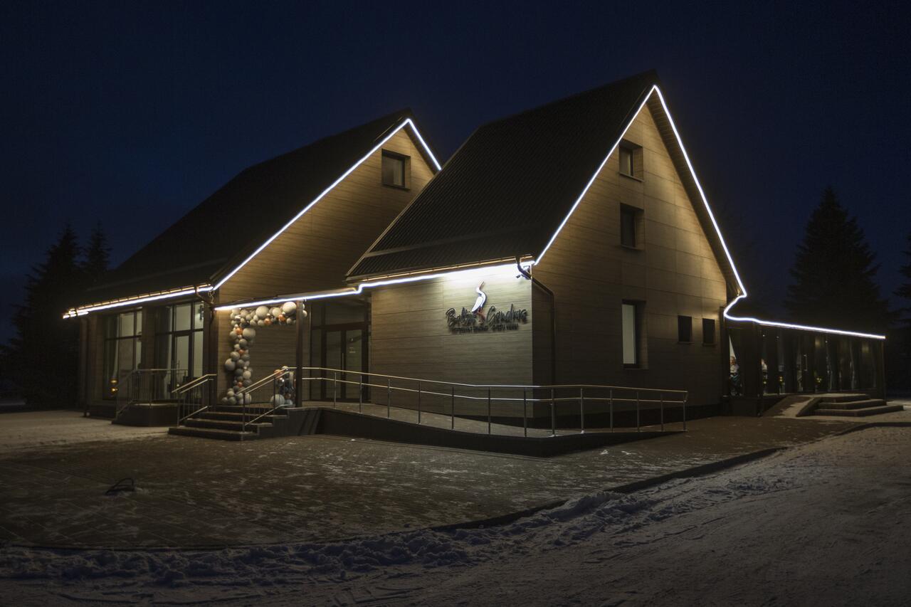 Baltas Gandras Hotell Naisiai Exteriör bild